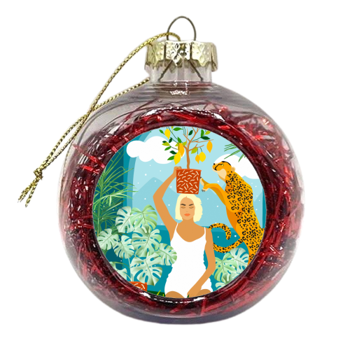 Bring the jungle home - xmas bauble by Uma Prabhakar Gokhale