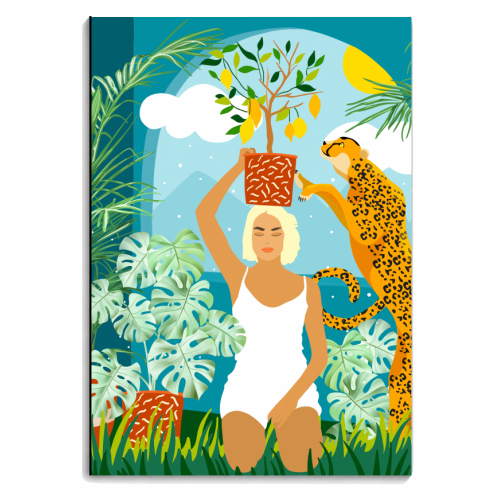 Bring the jungle home - personalised A4, A5, A6 notebook by Uma Prabhakar Gokhale