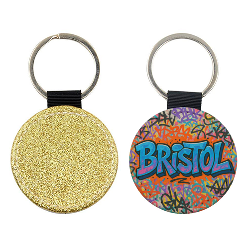 Bristol Graffiti - keyring by Ms Doodle