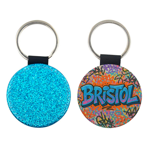 Bristol Graffiti - keyring by Ms Doodle