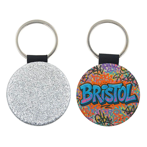 Bristol Graffiti - keyring by Ms Doodle