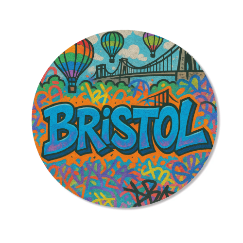 Bristol Graffiti - Magnet by Ms Doodle