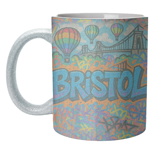 Bristol Graffiti - unique mug by Ms Doodle