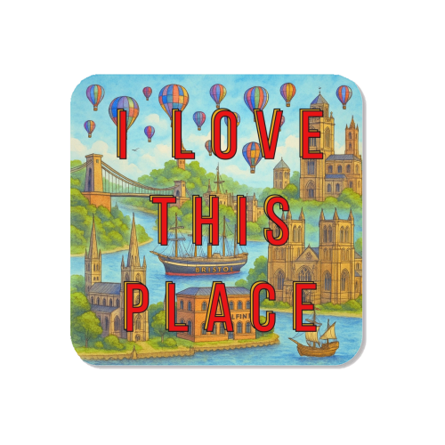 Bristol - I LOVE THIS PLACE - Magnet by Lilly Rose