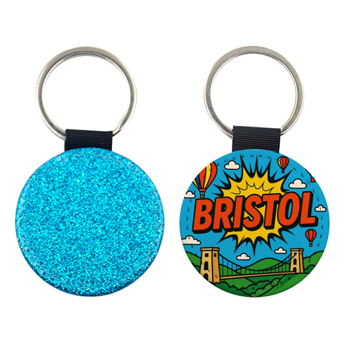 Bristol Pop Art - keyring by Ms Doodle