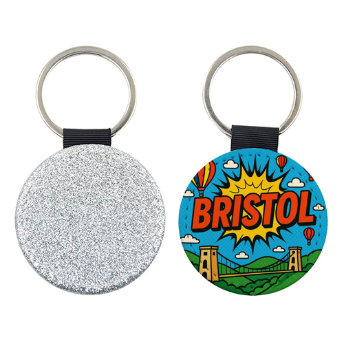 Bristol Pop Art - keyring by Ms Doodle
