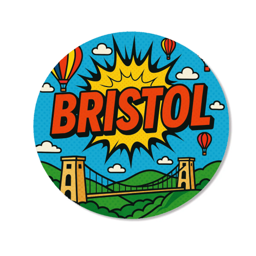 Bristol Pop Art - Magnet by Ms Doodle