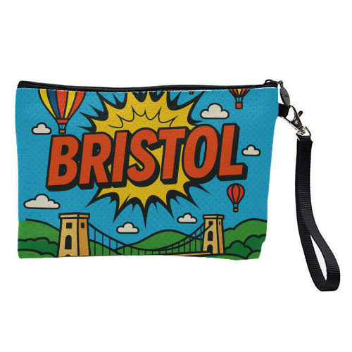 Bristol Pop Art - pretty makeup bag by Ms Doodle