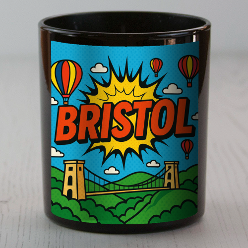 Bristol Pop Art - scented candle by Ms Doodle
