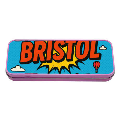 Bristol Pop Art - tin pencil case by Ms Doodle