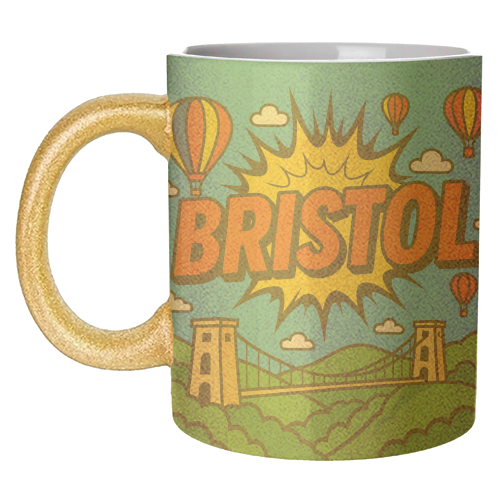 Bristol Pop Art - unique mug by Ms Doodle