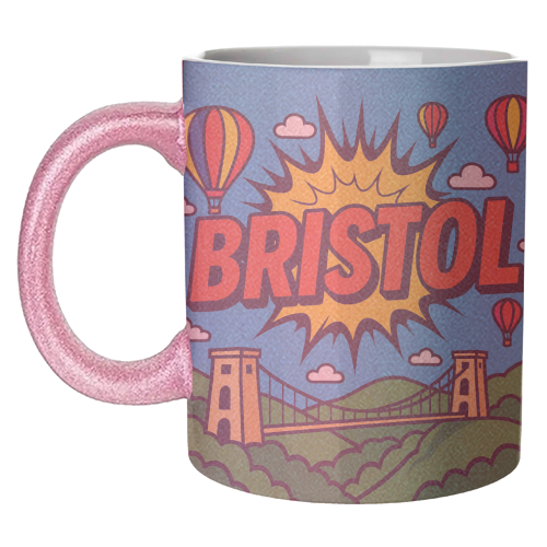 Bristol Pop Art - unique mug by Ms Doodle