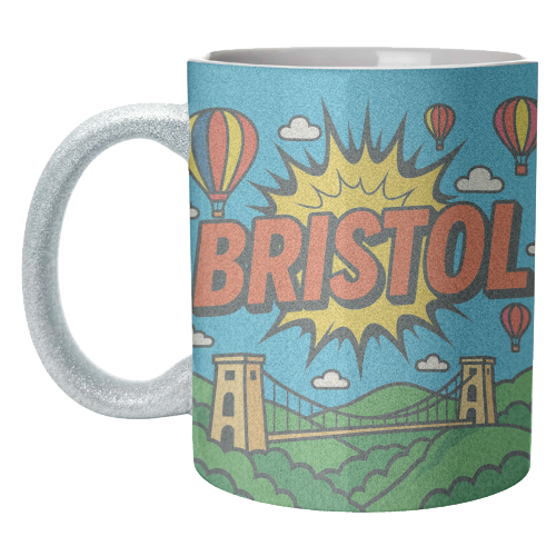 Bristol Pop Art - unique mug by Ms Doodle