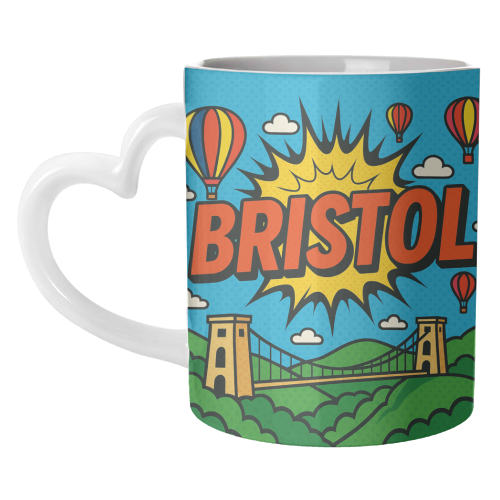 Bristol Pop Art - unique mug by Ms Doodle