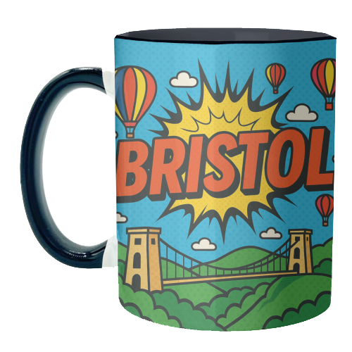 Bristol Pop Art - unique mug by Ms Doodle