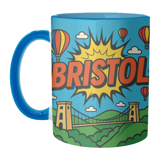 Bristol Pop Art - unique mug by Ms Doodle