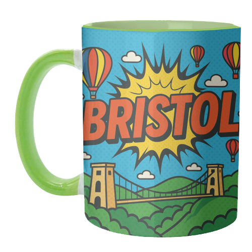 Bristol Pop Art - unique mug by Ms Doodle