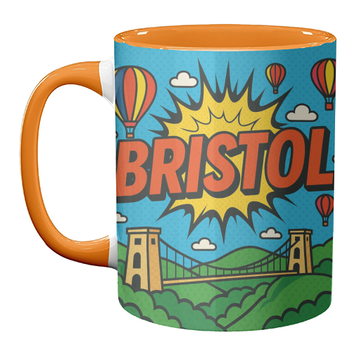 Bristol Pop Art - unique mug by Ms Doodle