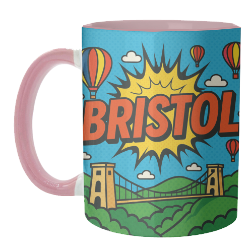 Bristol Pop Art - unique mug by Ms Doodle