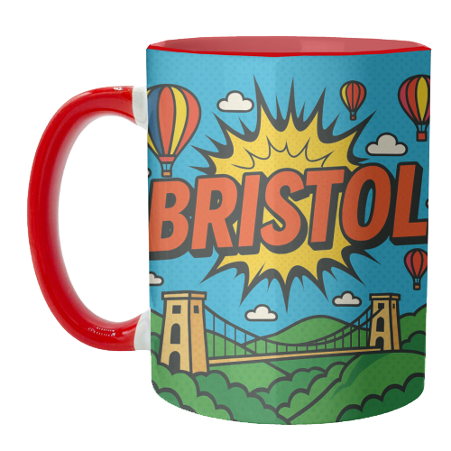 Bristol Pop Art - unique mug by Ms Doodle