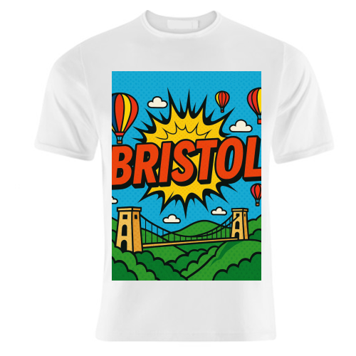 Bristol Pop Art - unique t shirt by Ms Doodle