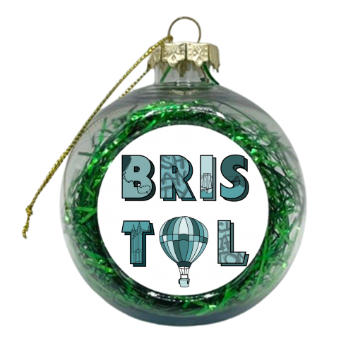 Bristol print - xmas bauble by The Girl Next Draw