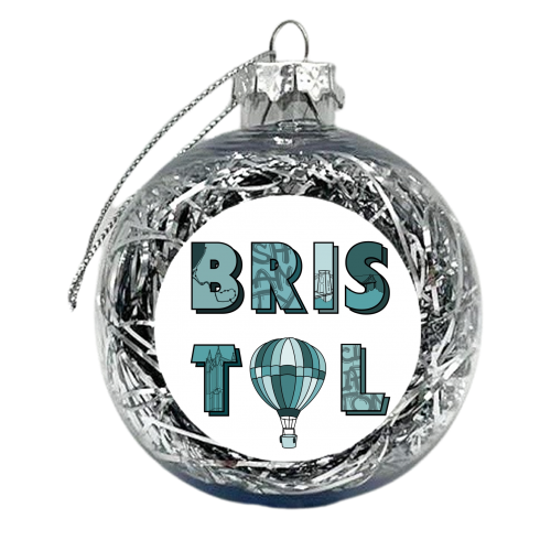Bristol print - xmas bauble by The Girl Next Draw