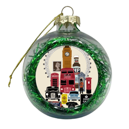 British Icon - xmas bauble by Simon