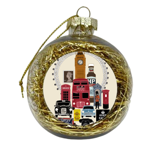 British Icon - xmas bauble by Simon
