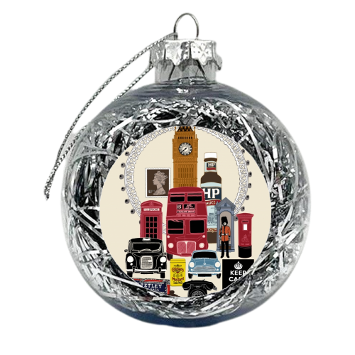 British Icon - xmas bauble by Simon