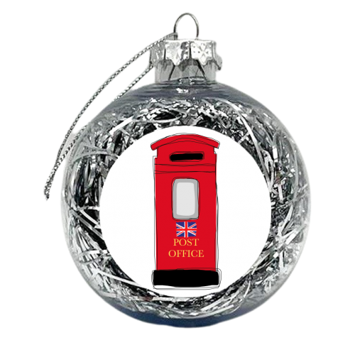 British Post Box - xmas bauble by Eloise