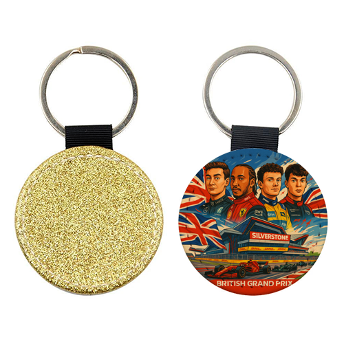 British Racing Drivers - keyring by Ms Doodle