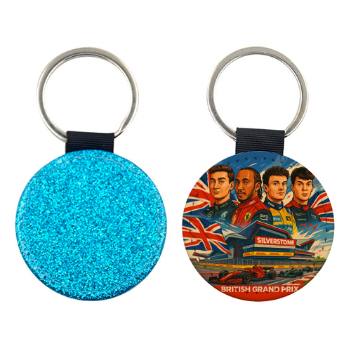 British Racing Drivers - keyring by Ms Doodle