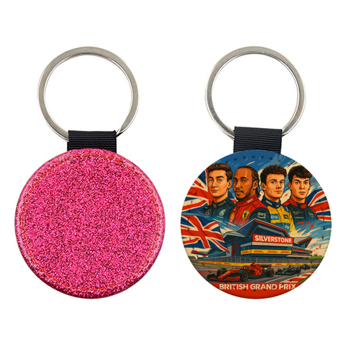 British Racing Drivers - keyring by Ms Doodle