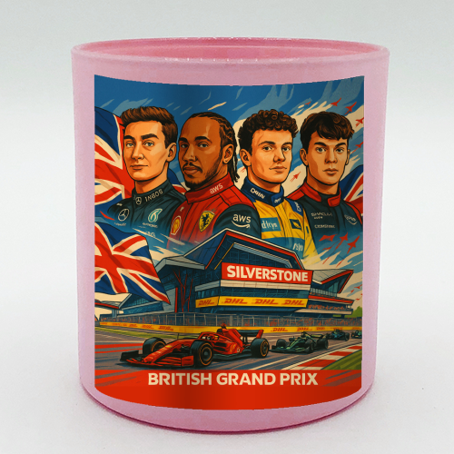 British Racing Drivers - scented candle by Ms Doodle