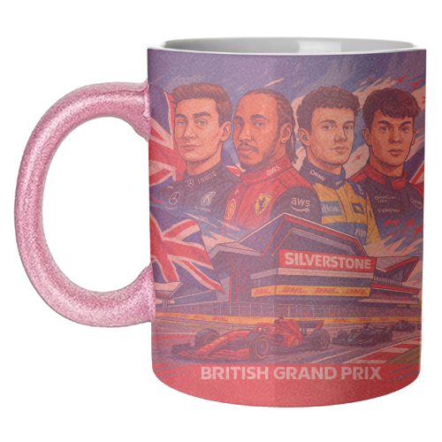 British Racing Drivers - unique mug by Ms Doodle