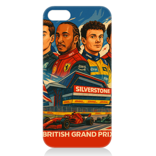 British Racing Drivers - unique phone case by Ms Doodle