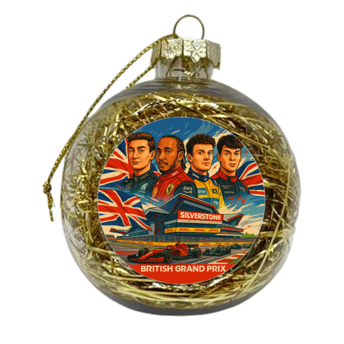 British Racing Drivers - xmas bauble by Ms Doodle