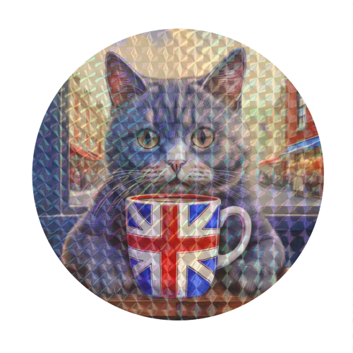 British Shorthair - Circle Sticker by AP