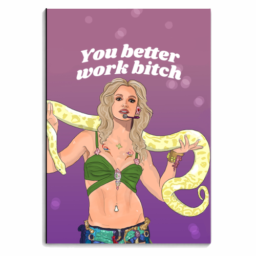 Britney, Bitch - personalised A4, A5, A6 notebook by The Queer Store