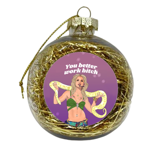 Britney, Bitch - xmas bauble by The Queer Store