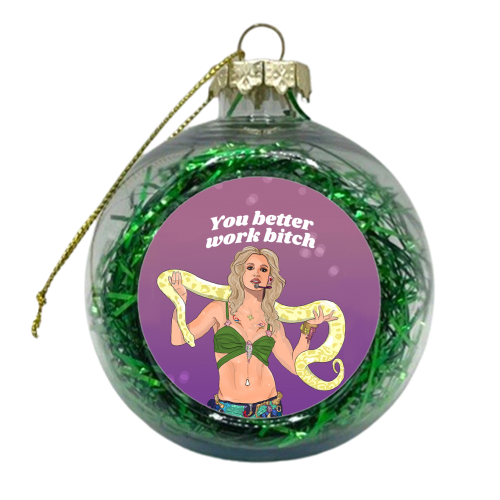 Britney, Bitch - xmas bauble by The Queer Store