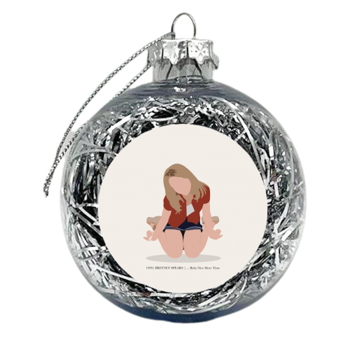 Britney Spears ...Baby One More Time - xmas bauble by Move Studio