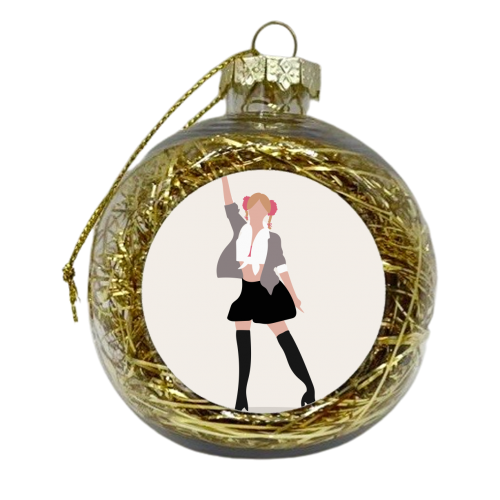 Britney Spears Time Fan Art - xmas bauble by Move Studio
