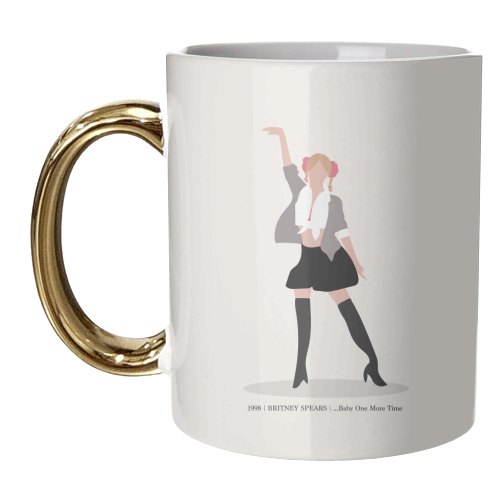 Britney Spears Time Fan Art - unique mug by Move Studio