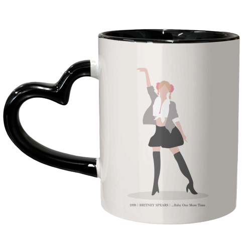 Britney Spears Time Fan Art - unique mug by Move Studio