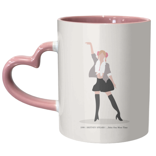 Britney Spears Time Fan Art - unique mug by Move Studio