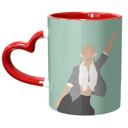 Britney Spears - unique mug by Cheryl Boland