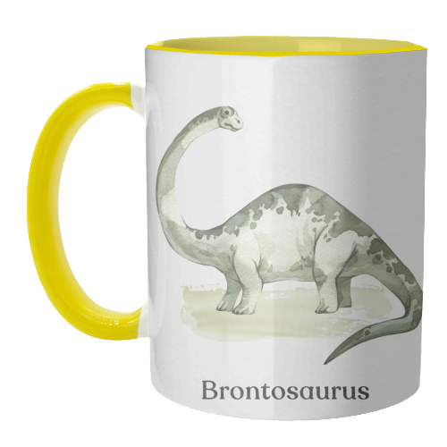 Brontosaurus - unique mug by Gal Design