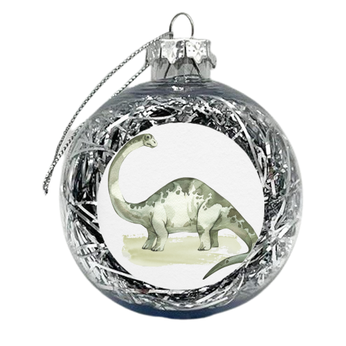 Brontosaurus - xmas bauble by Gal Design